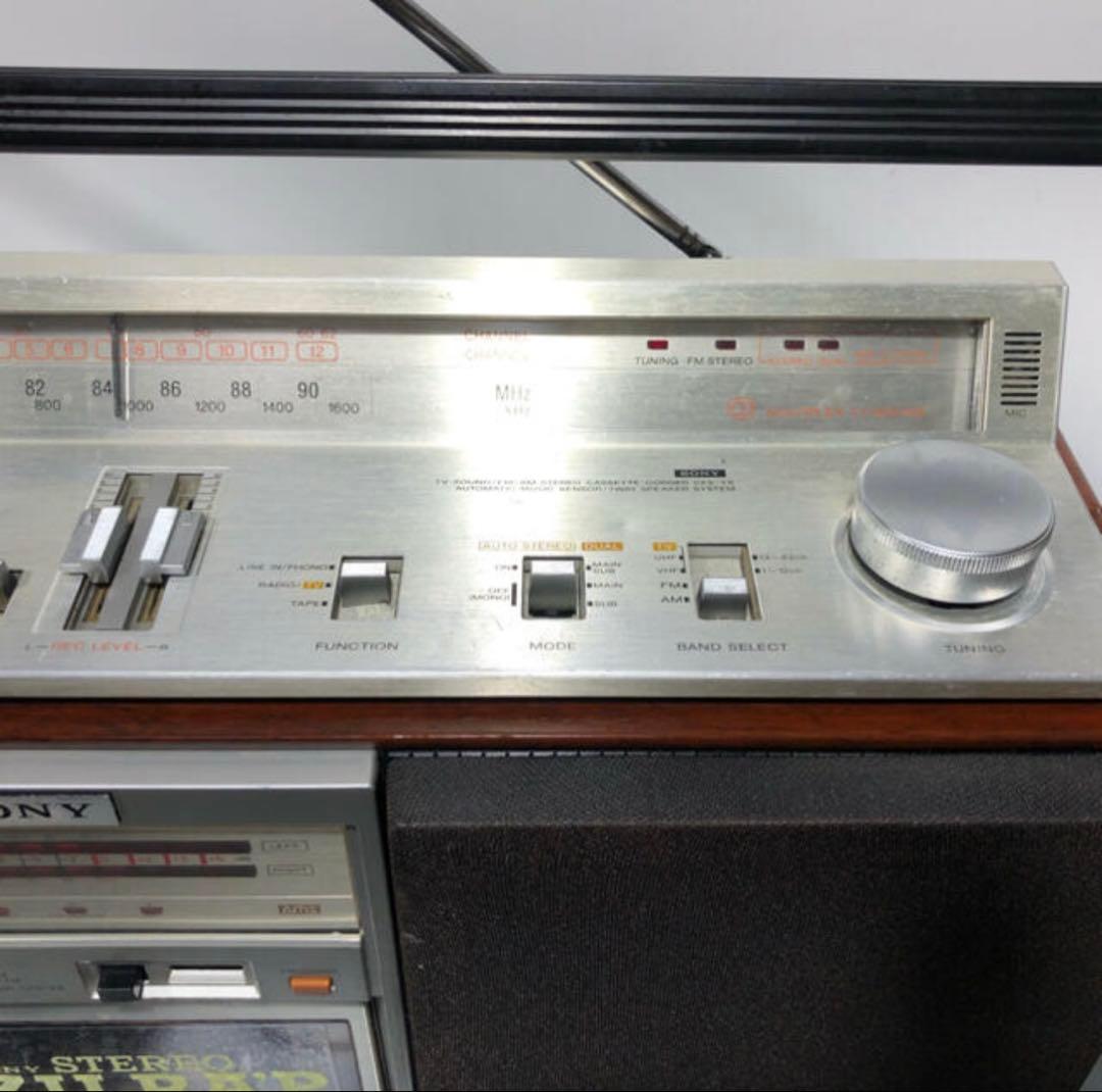 美品! 動作品! SONY ラジカセ　CFS-V8 ソニー 昭和レトロ
