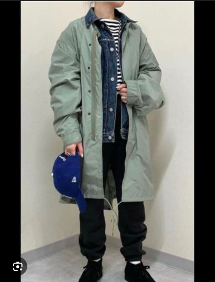 The Shinzone フィールドパーカー セージカラー 3way仕様