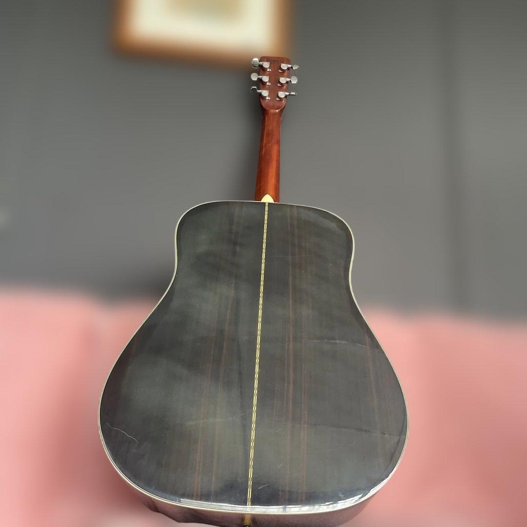 美品　螺鈿アコースティックギター モリスW-30 ハードケース付き