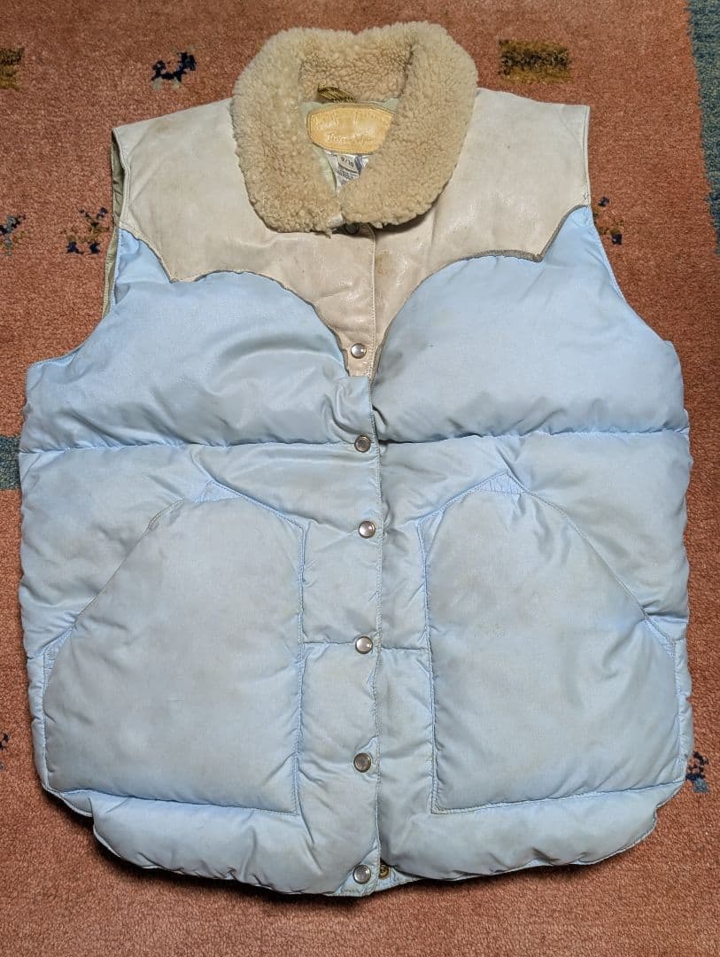70s ロッキーマウンテン ダウンベスト クリスティ 9/10 ビンテージ