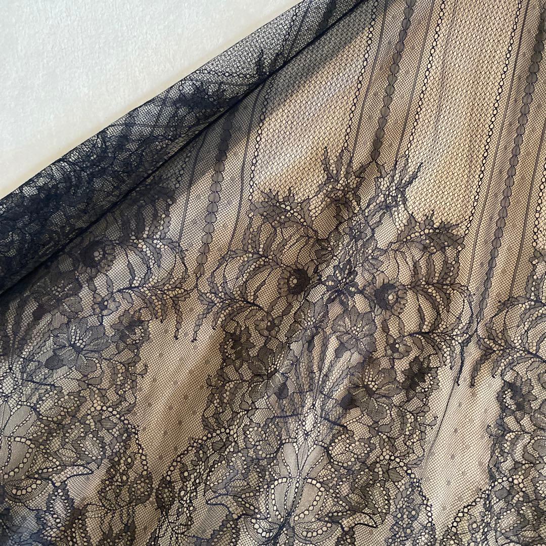 美品✨CELFORD セルフォード ブラックレース フレアスカート M