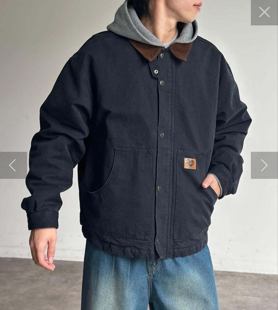 CPCM ブラック コットンジャケット L