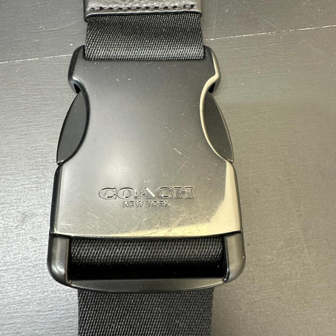 COACH コーチ メンズ ウエストポーチ ジャガード