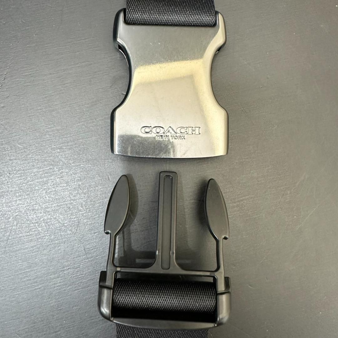 COACH コーチ メンズ ウエストポーチ ジャガード