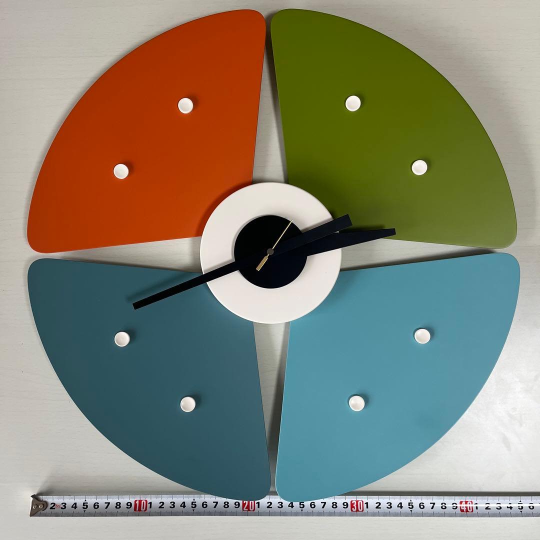 ペタルクロック マルチカラー vitra ジョージ・ネルソン　廃盤色