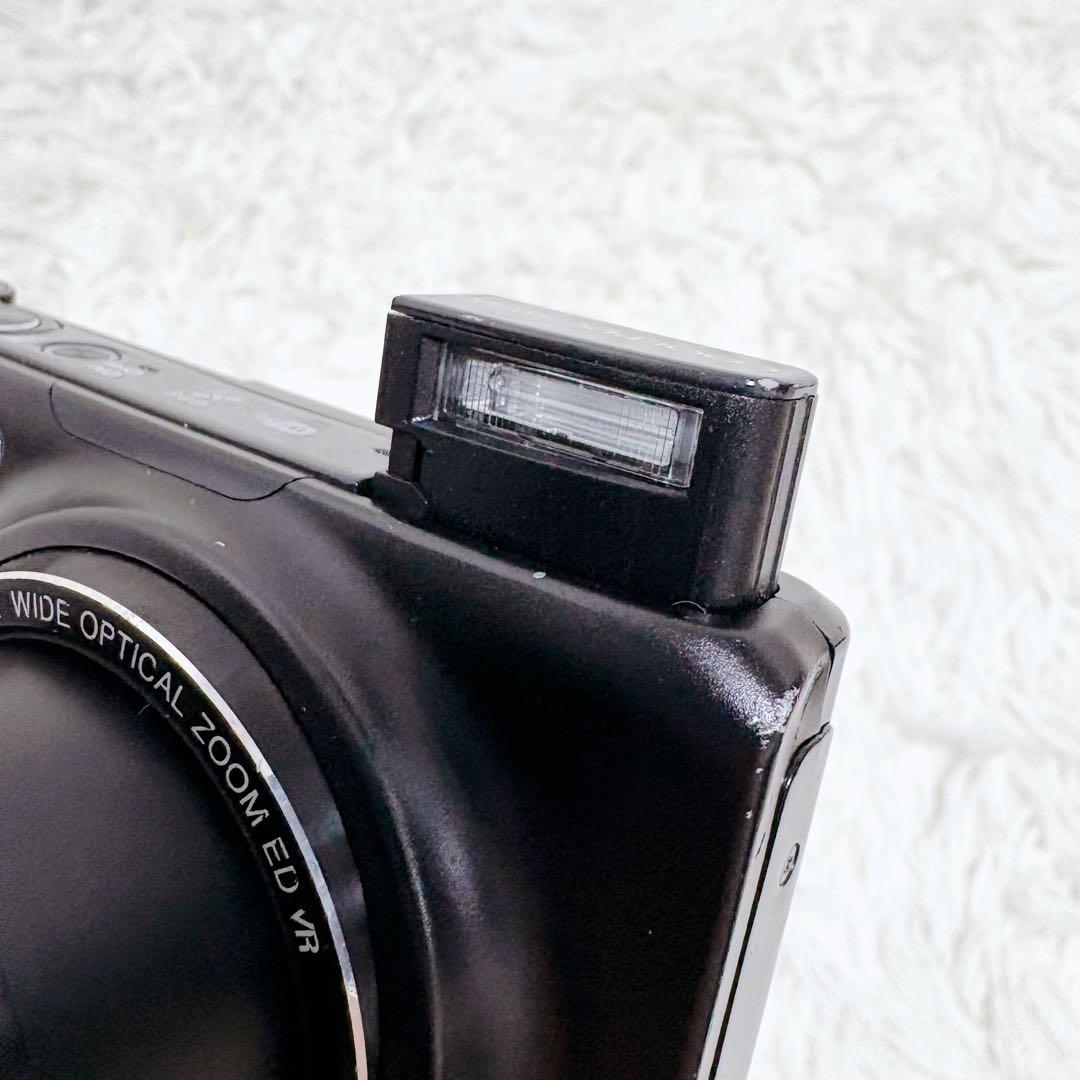 正常動作✨NIKON COOLPIX S9500 コンデジ Wi-Fi ブラック