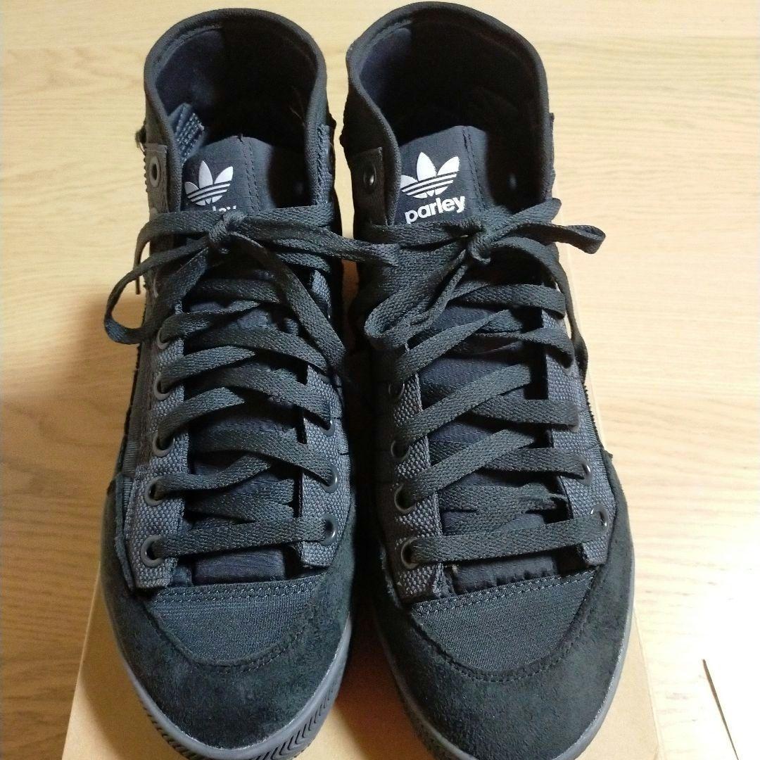 adidas nizza parley ハイカット スニーカー kj着用