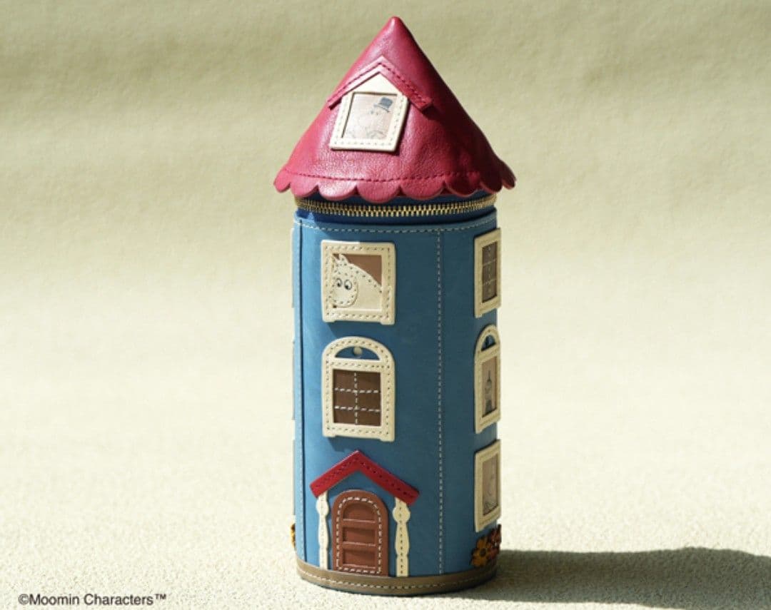 genten　MOOMIN collection ペンケース「ムーミンやしき」