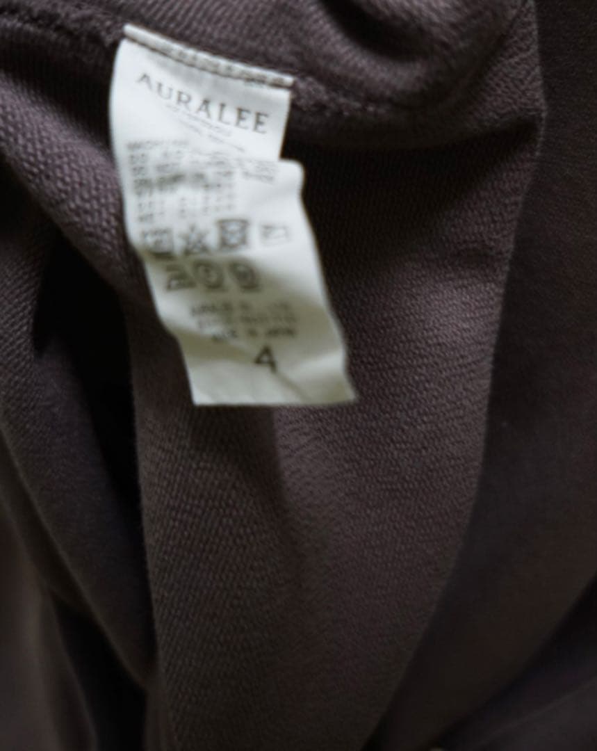 Ｈ*様 AURALEE SUPER SOFT SWEAT BIG P/O 4