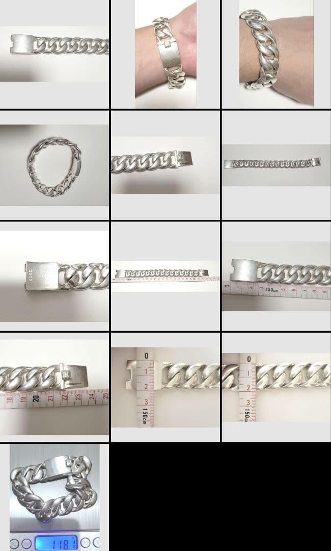 Silver925　シルバー925　ブレスレット　メンズ