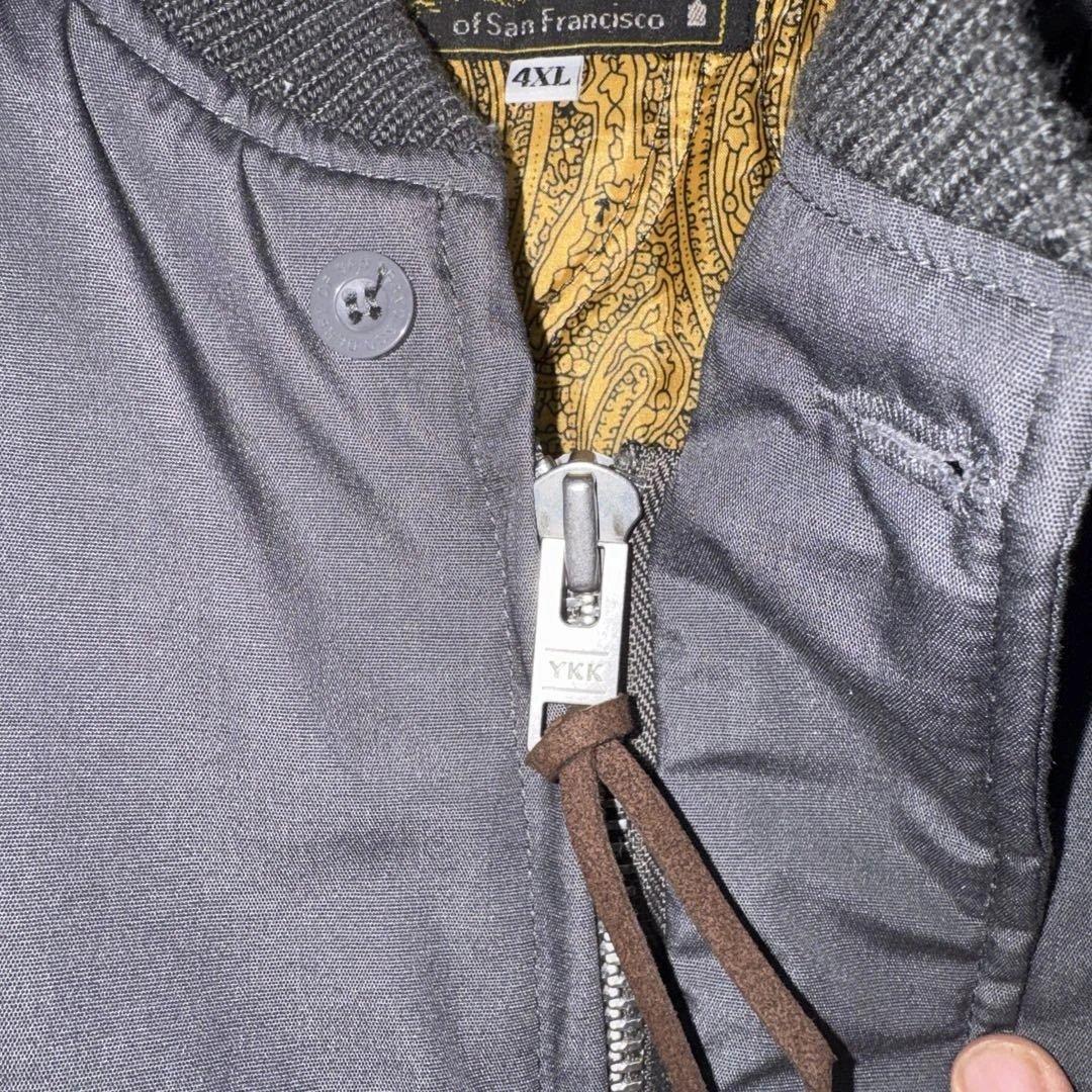 Derby Of SanFrancisco ジャケット　4XL チャコール