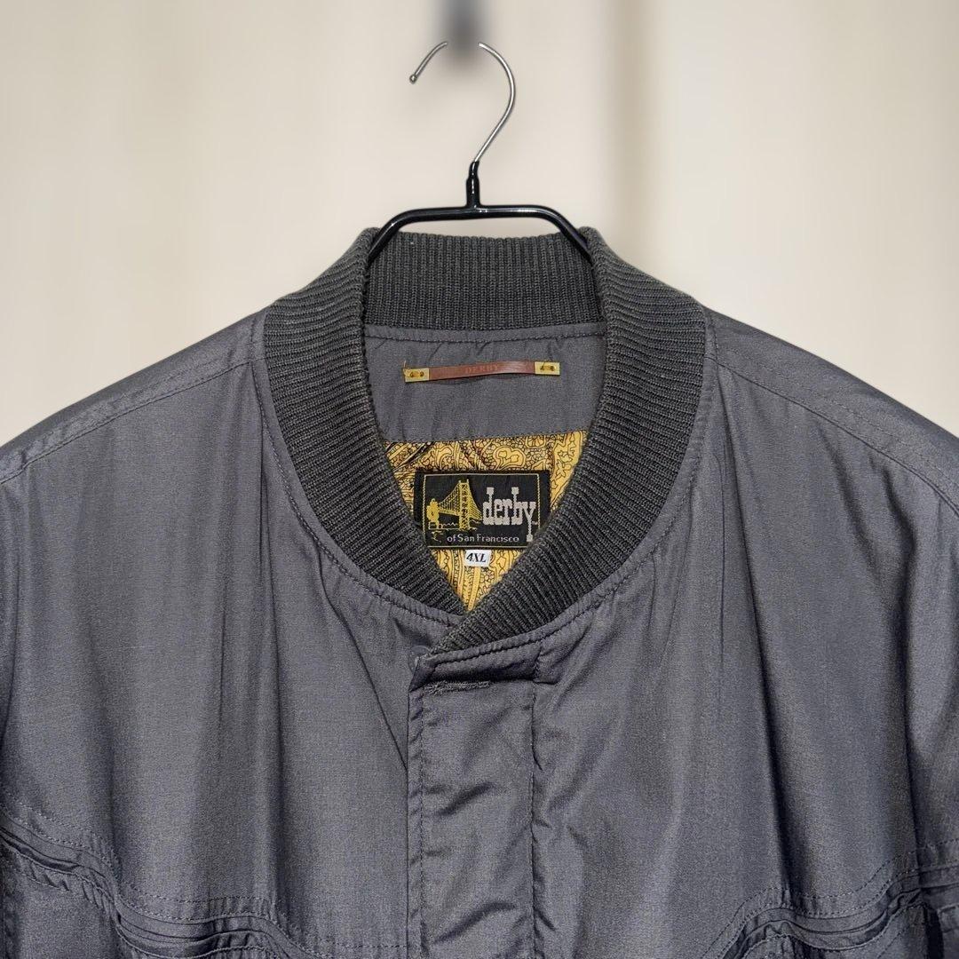 Derby Of SanFrancisco ジャケット　4XL チャコール