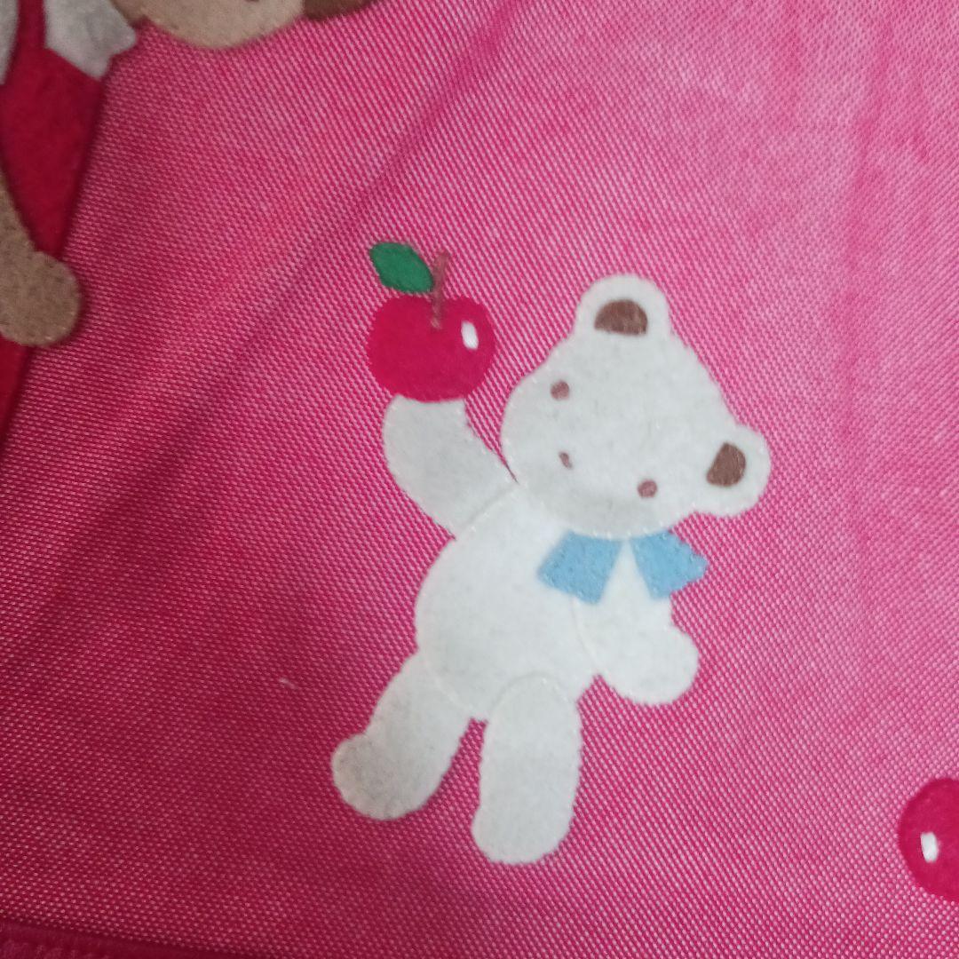 ファミリア　ブック入れ　デニムバッグ　赤