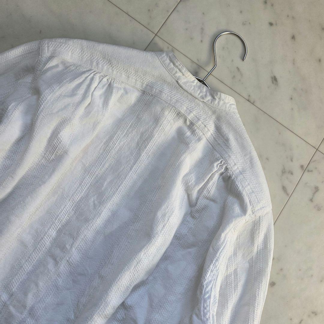 現行45R インドカラミレースのビッグーグーシャツ 2 白 R刺繍 日本