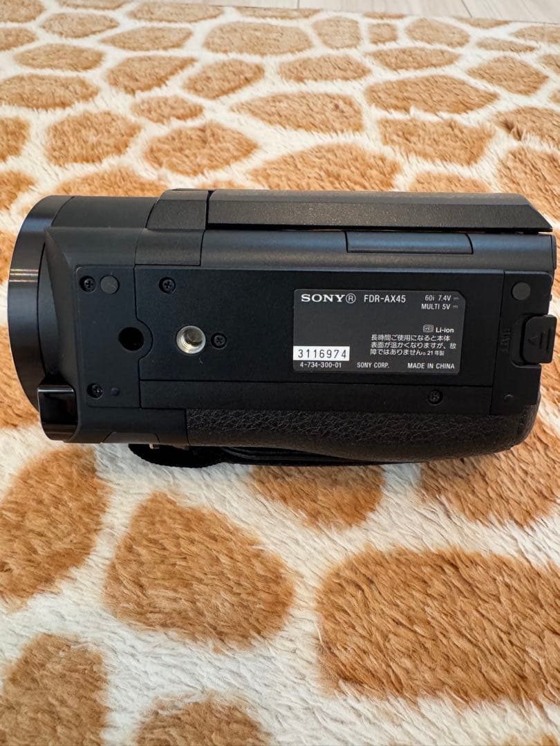 美品！ソニー 4Kビデオカメラ FDR-AX45 ジャンク商品