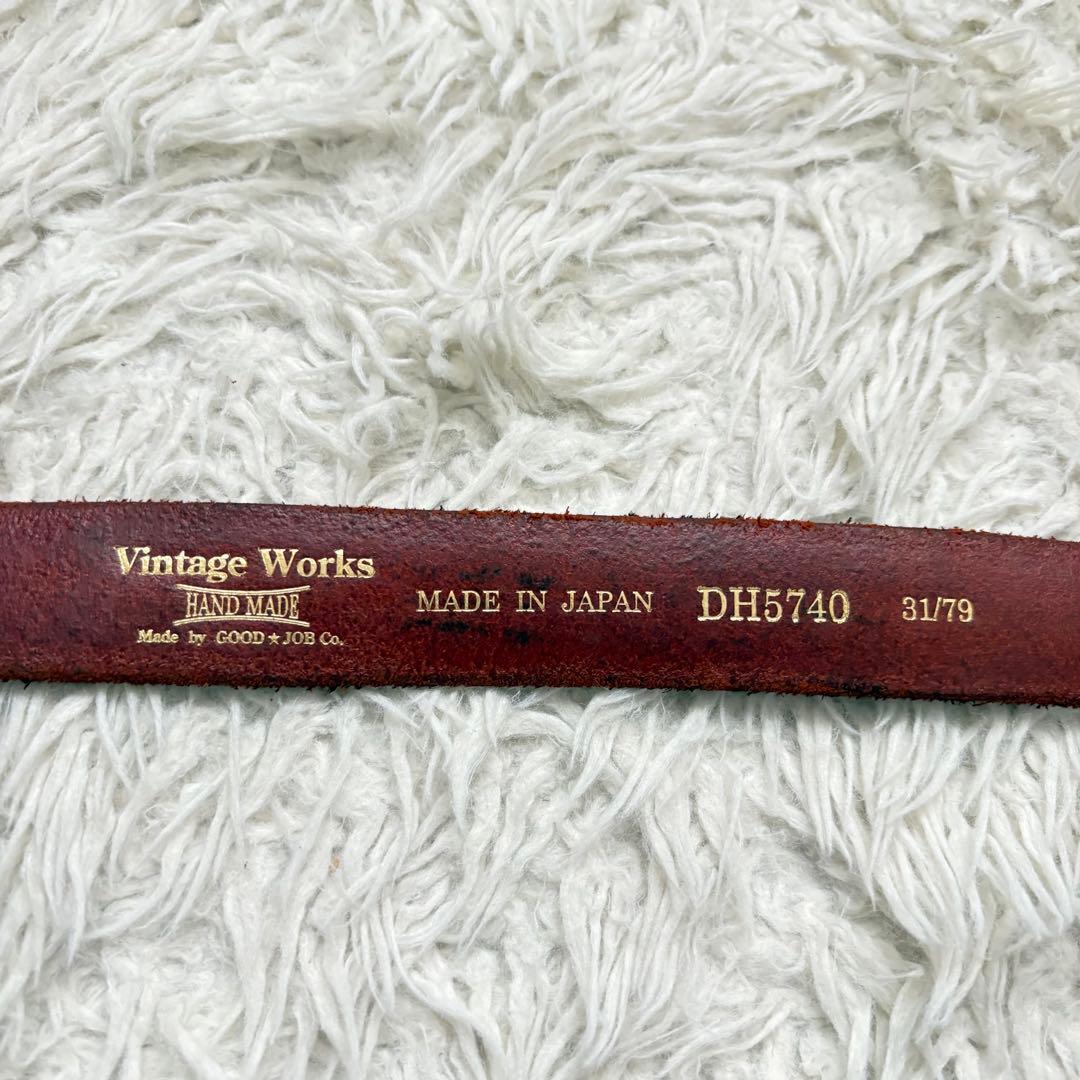 小物 Vintage Works DH5740 Leather belt 5Hole
