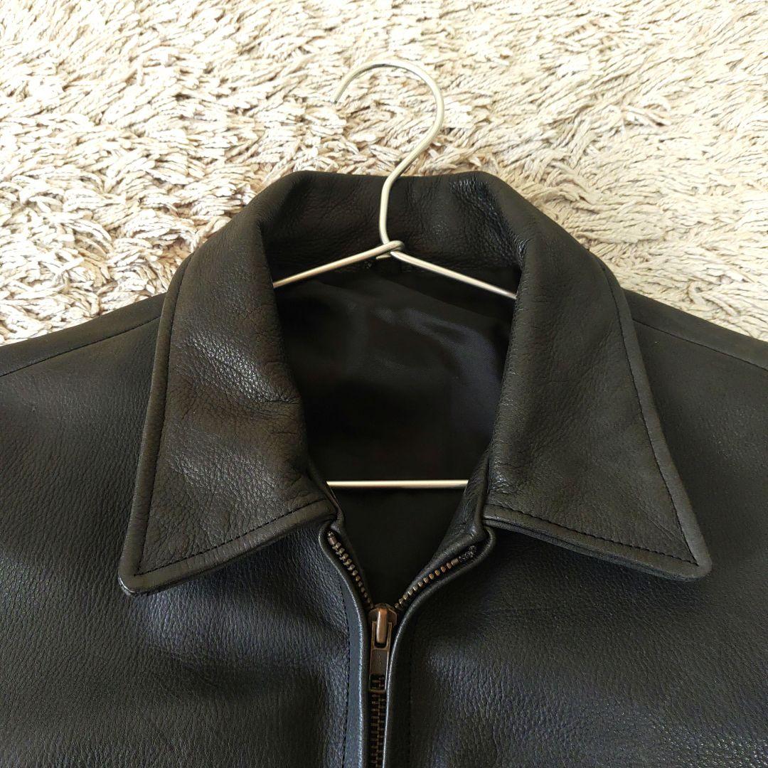 【牛革】Paul Smith　ポールスミス　レザージャケット　ブラック　メンズ