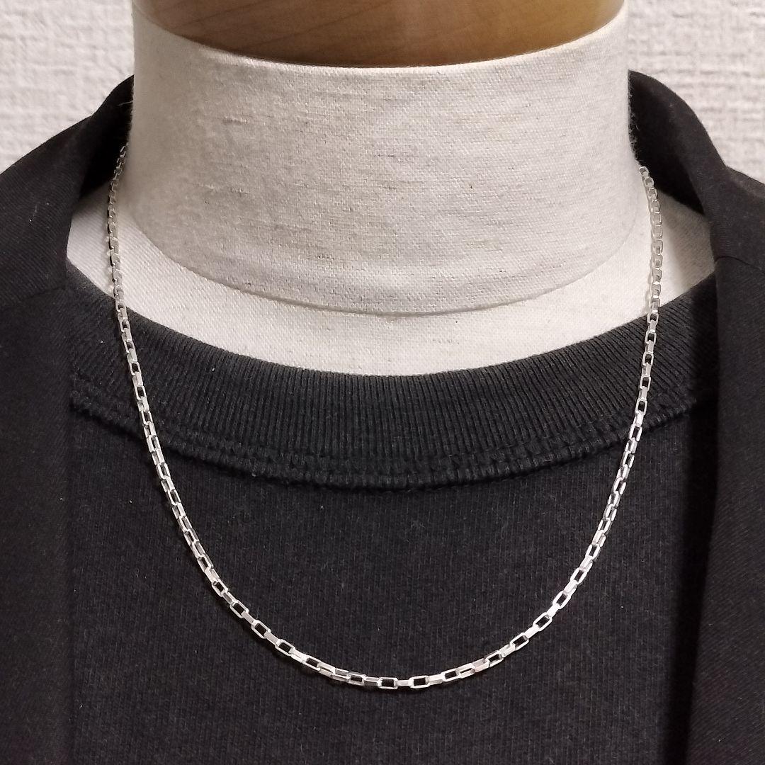 グッチ ベネチアン チェーン ネックレス 50cm シルバー 定番