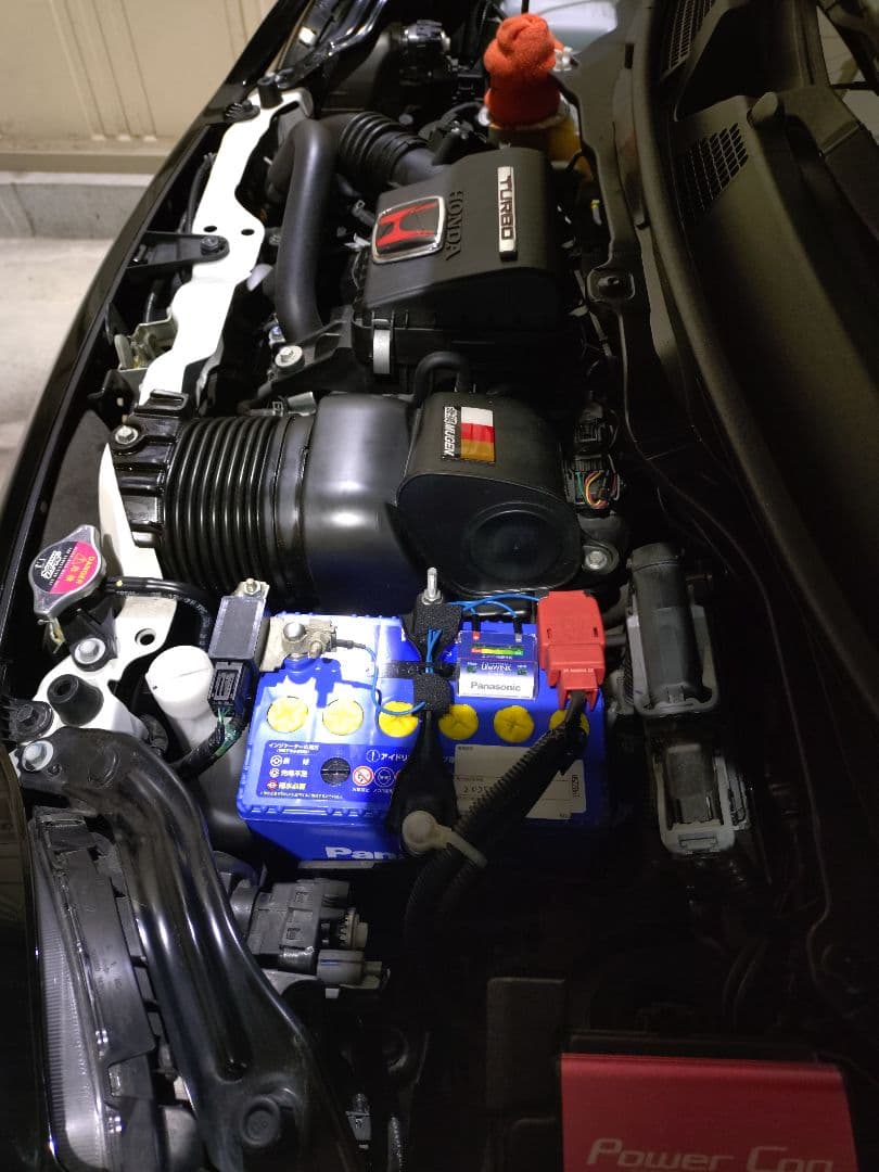 新型N-BOXターボ車　エアクリーナー　インタークーラーエアーガイド