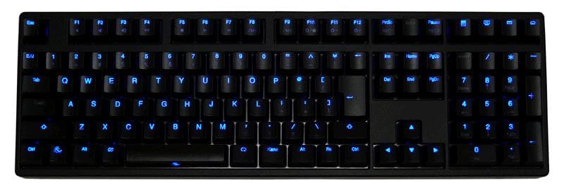 ★送料込 新品青色光るメカニカルキーボードDuckyDK9008Shine2★