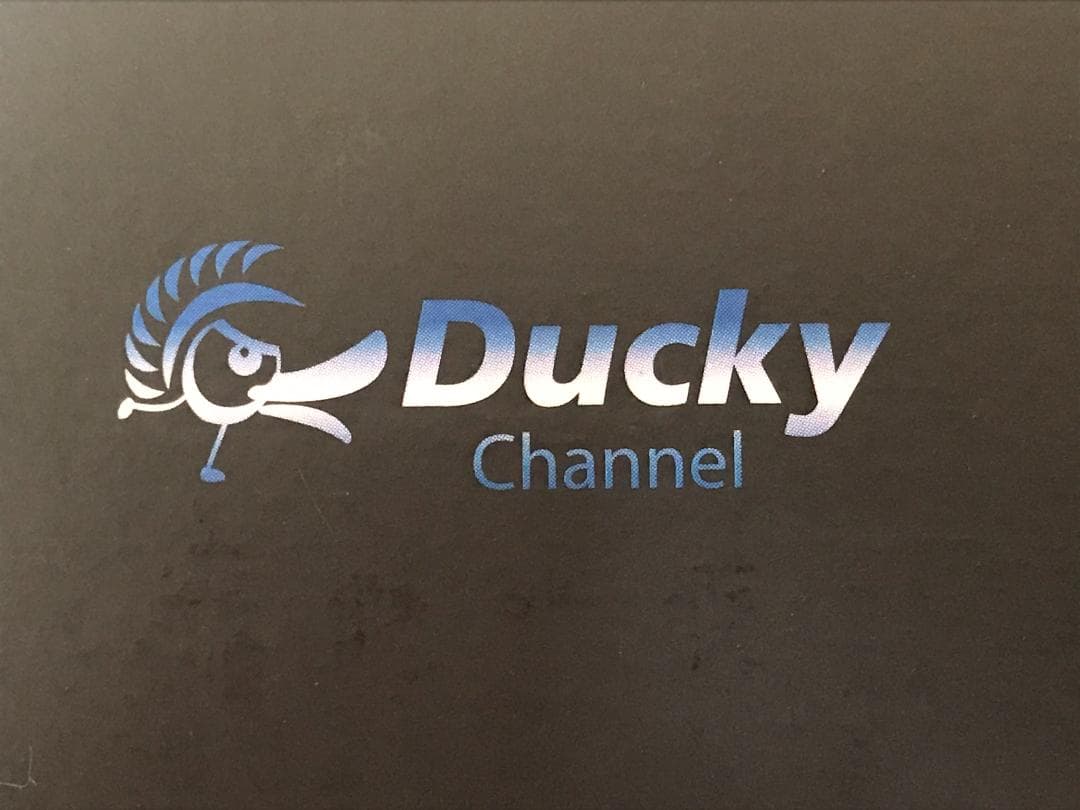 ★送料込 新品青色光るメカニカルキーボードDuckyDK9008Shine2★