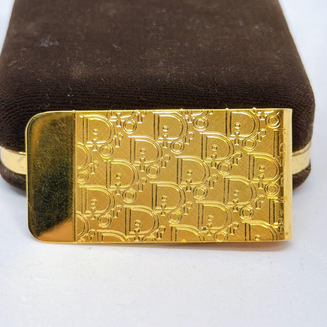 Dior ディオール マネークリップ ゴールド トロッター ロゴ 箱付