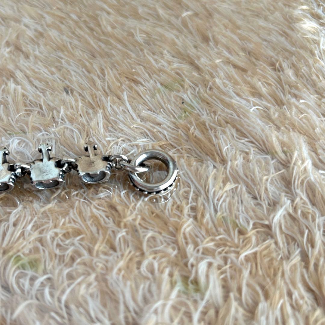 美品✨ ロイヤルオーダー クラウン リンク シルバー ブレスレット Tバー