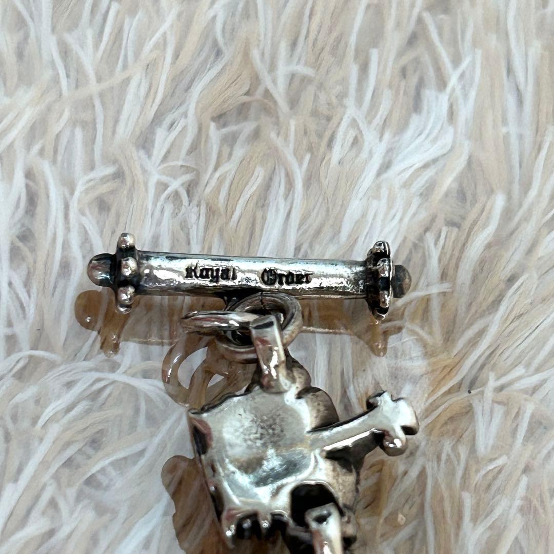 美品✨ ロイヤルオーダー クラウン リンク シルバー ブレスレット Tバー
