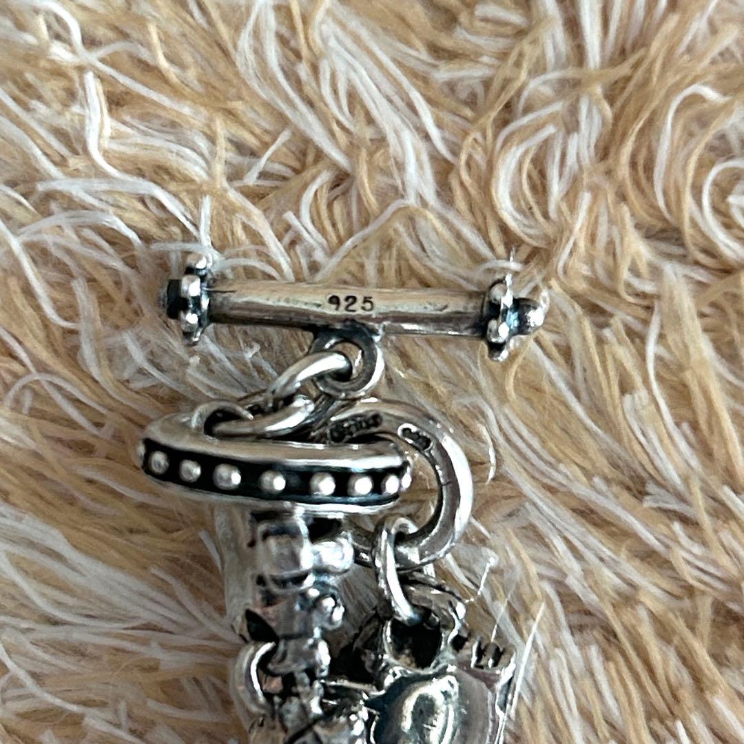 美品✨ ロイヤルオーダー クラウン リンク シルバー ブレスレット Tバー