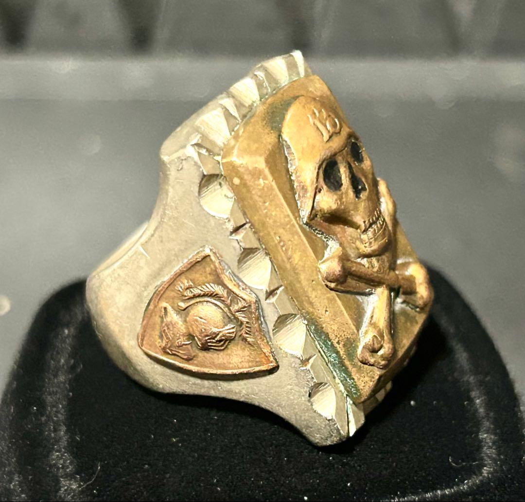 40s〜50s ビンテージ メキシカンリング メキシコ スカル 古着