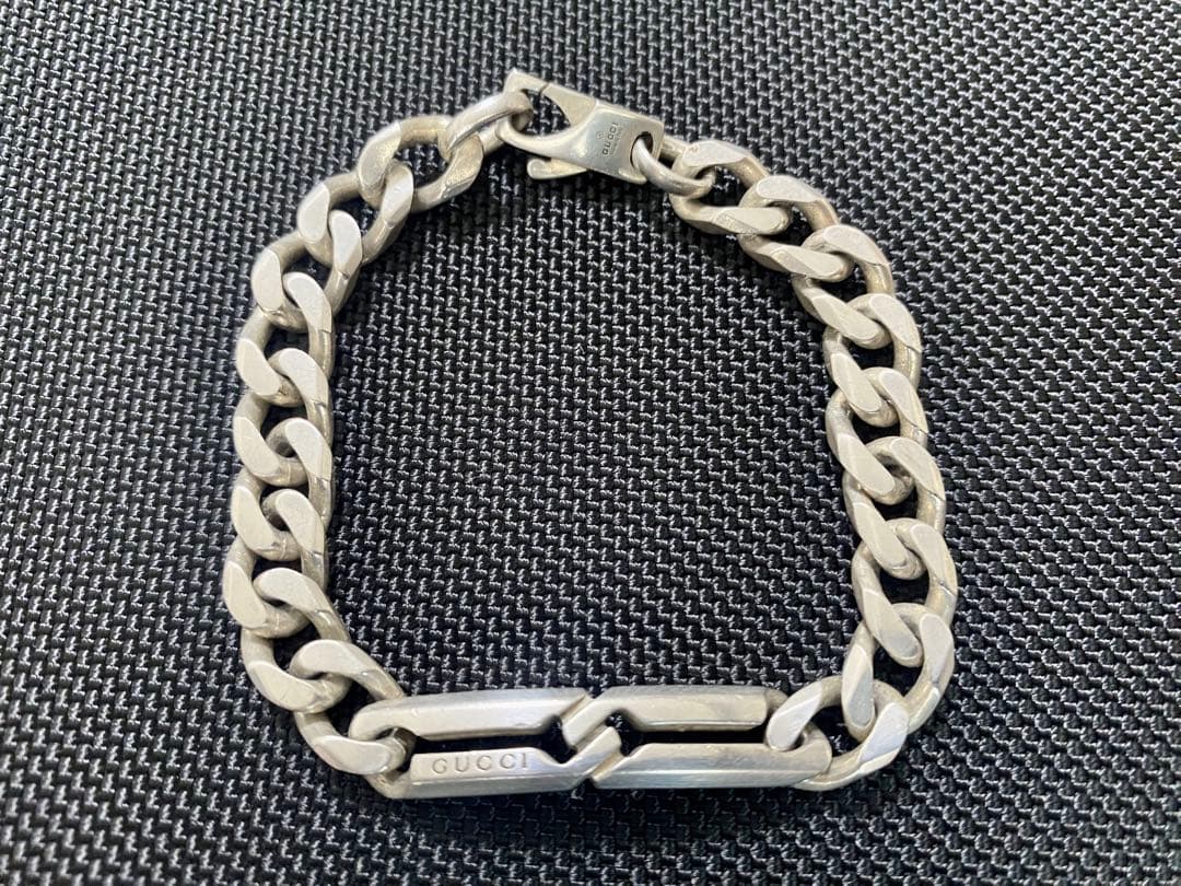 GUCCI シルバー ブレスレット サイズ18