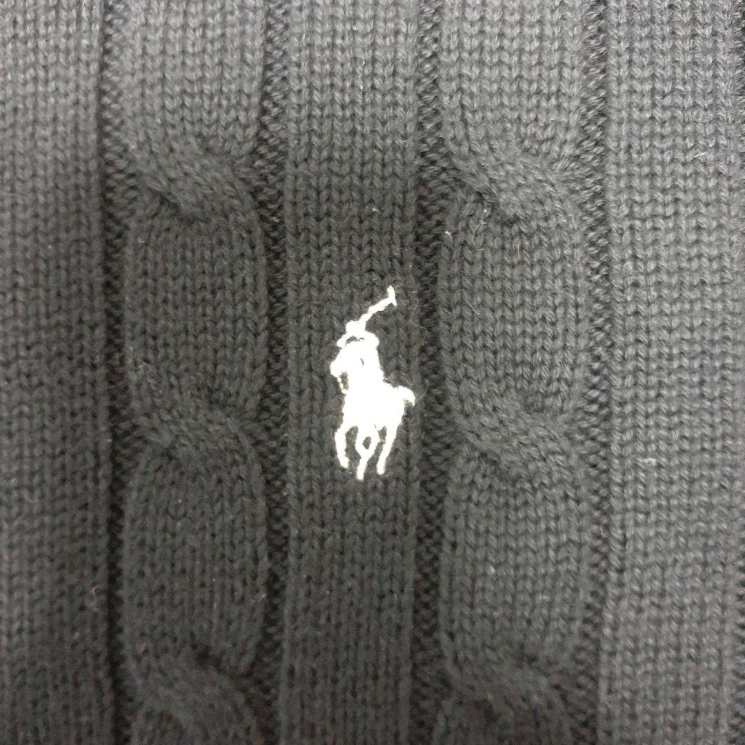 POLO RALPH LAUREN　ケーブルニット LG　170/96A 紺