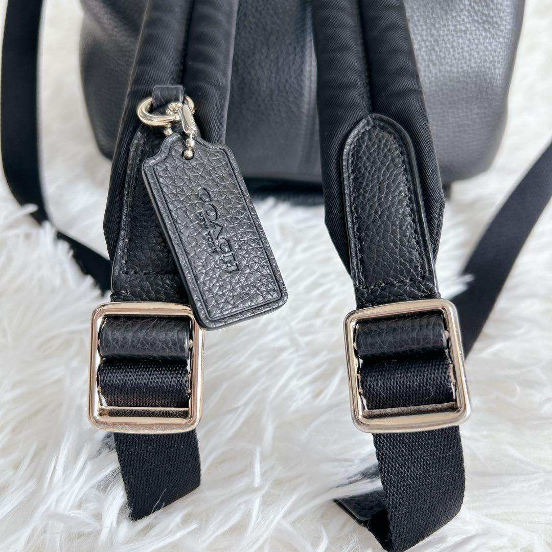 ✨美品✨COACH コーチ リュック バックパック レザー シボ革 ゴールド金具