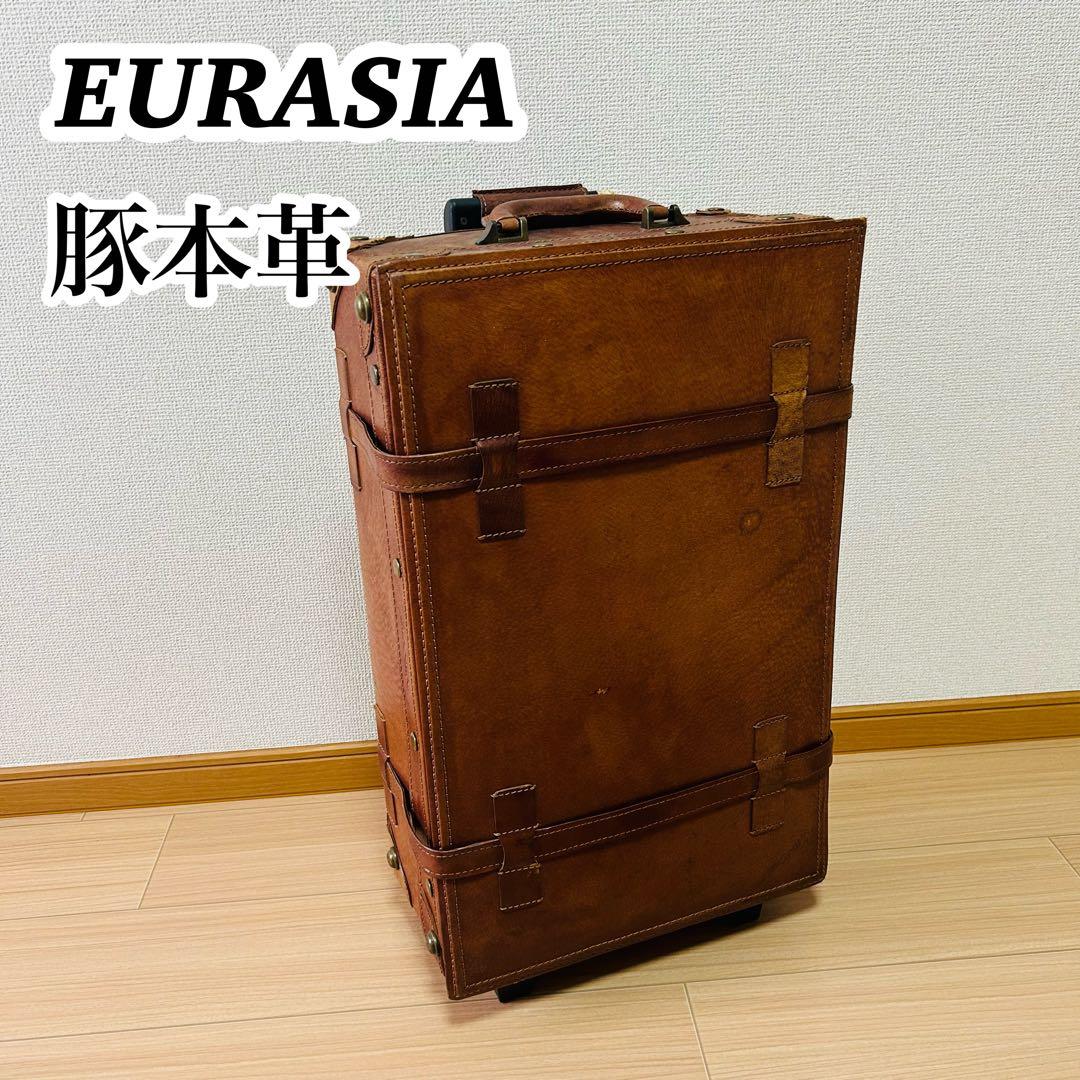 希少 ユーラシアsiffler(シフレ) ユーラシアトランク 豚本革