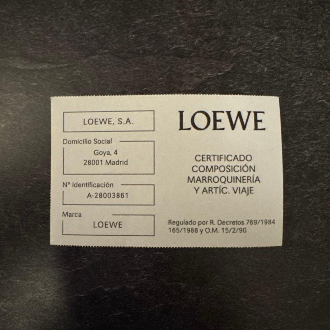 LOEWE ジップアラウンド ウォレット (ソフトグレインカーフ)