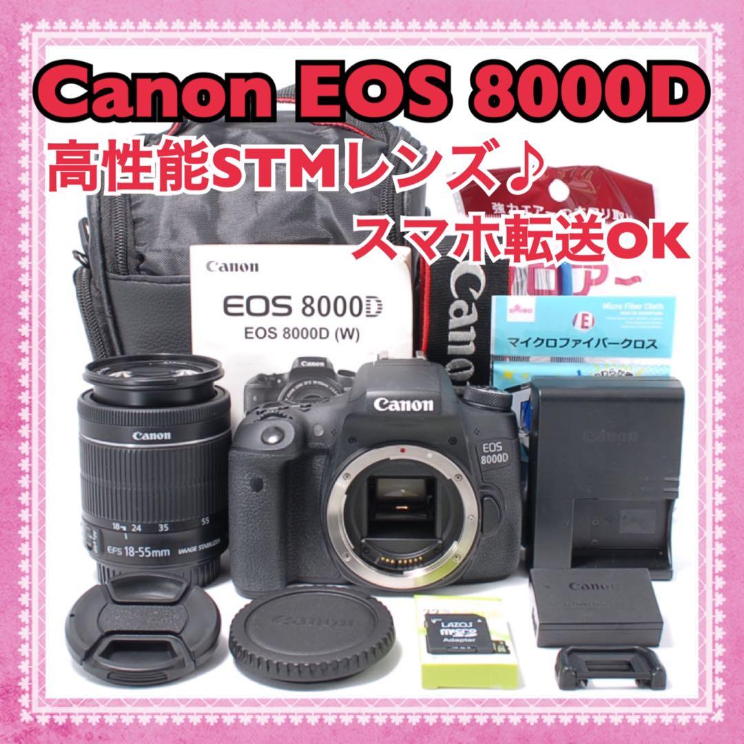 【届いてすぐ使える】豪華おまけ付 Canon EOS 8000D✨Wi-Fi内蔵