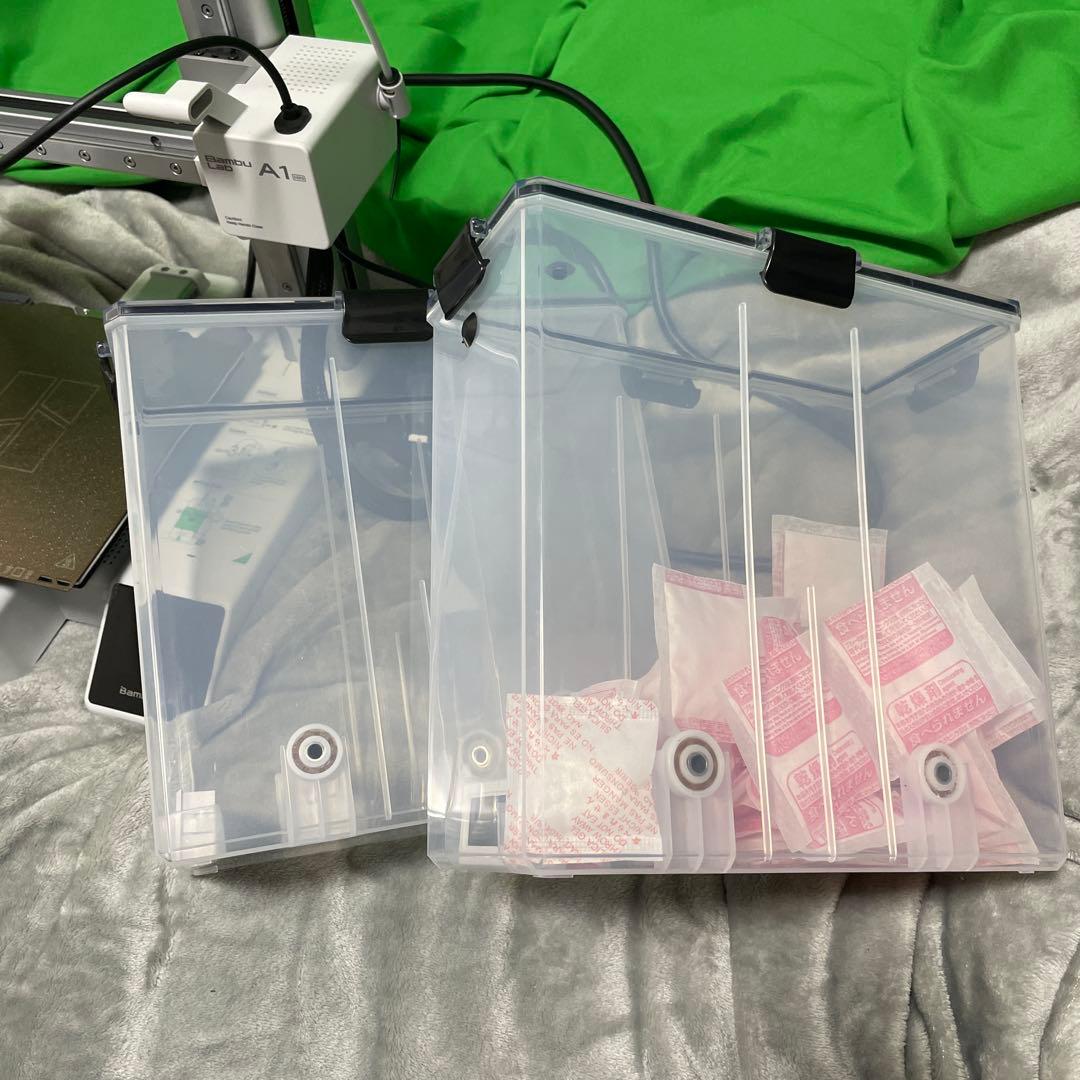 バンブーラボ A1mini フィラメント ACアダプタ ストレージボックス2個