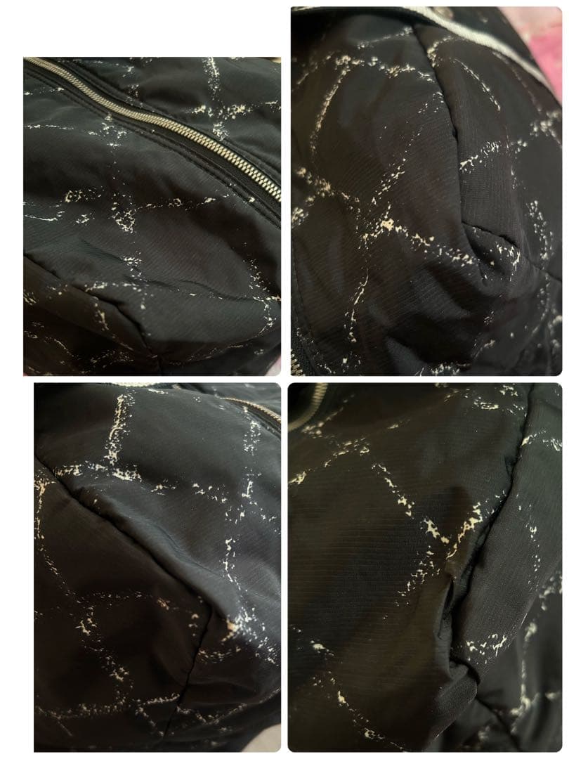 【CHANEL 】シャネル 旧トラベルライン ボストンバッグ ブラック