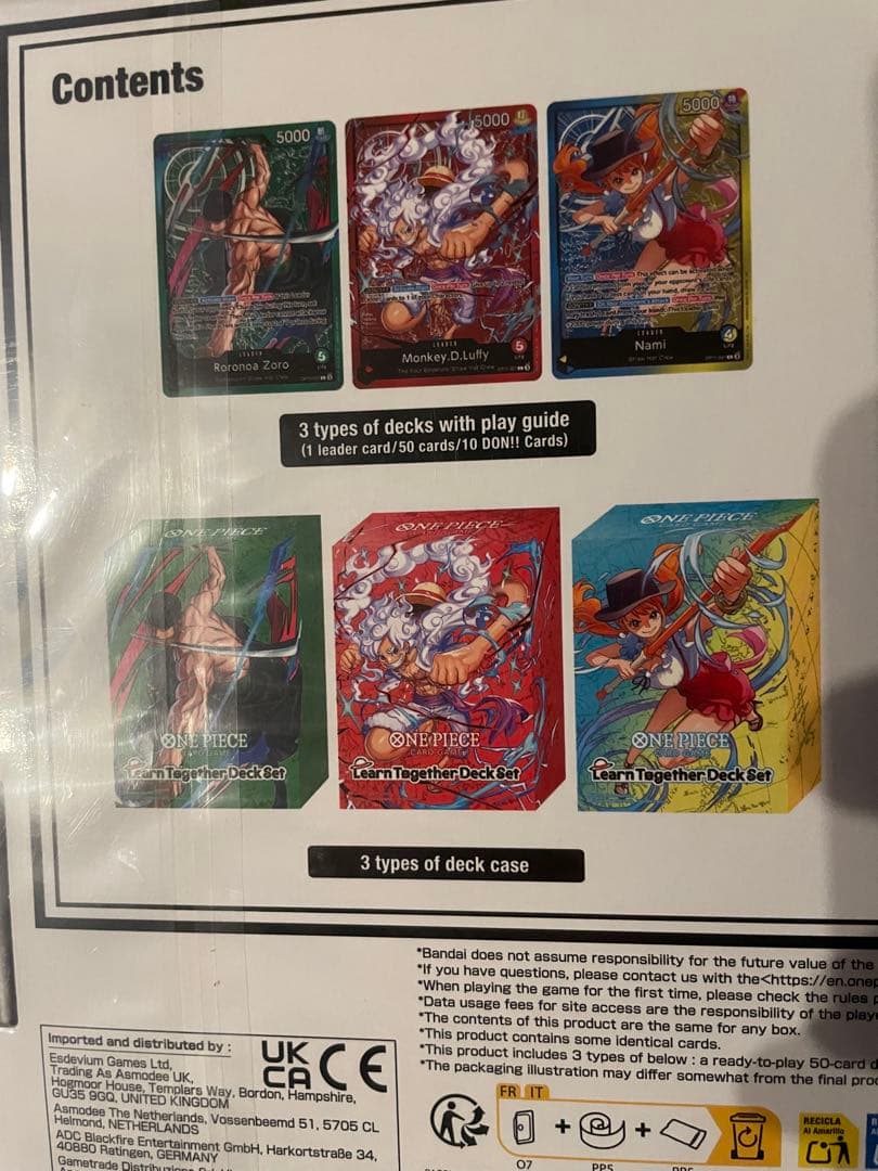 ONE PIECEカードゲーム Learn Together Deck Set