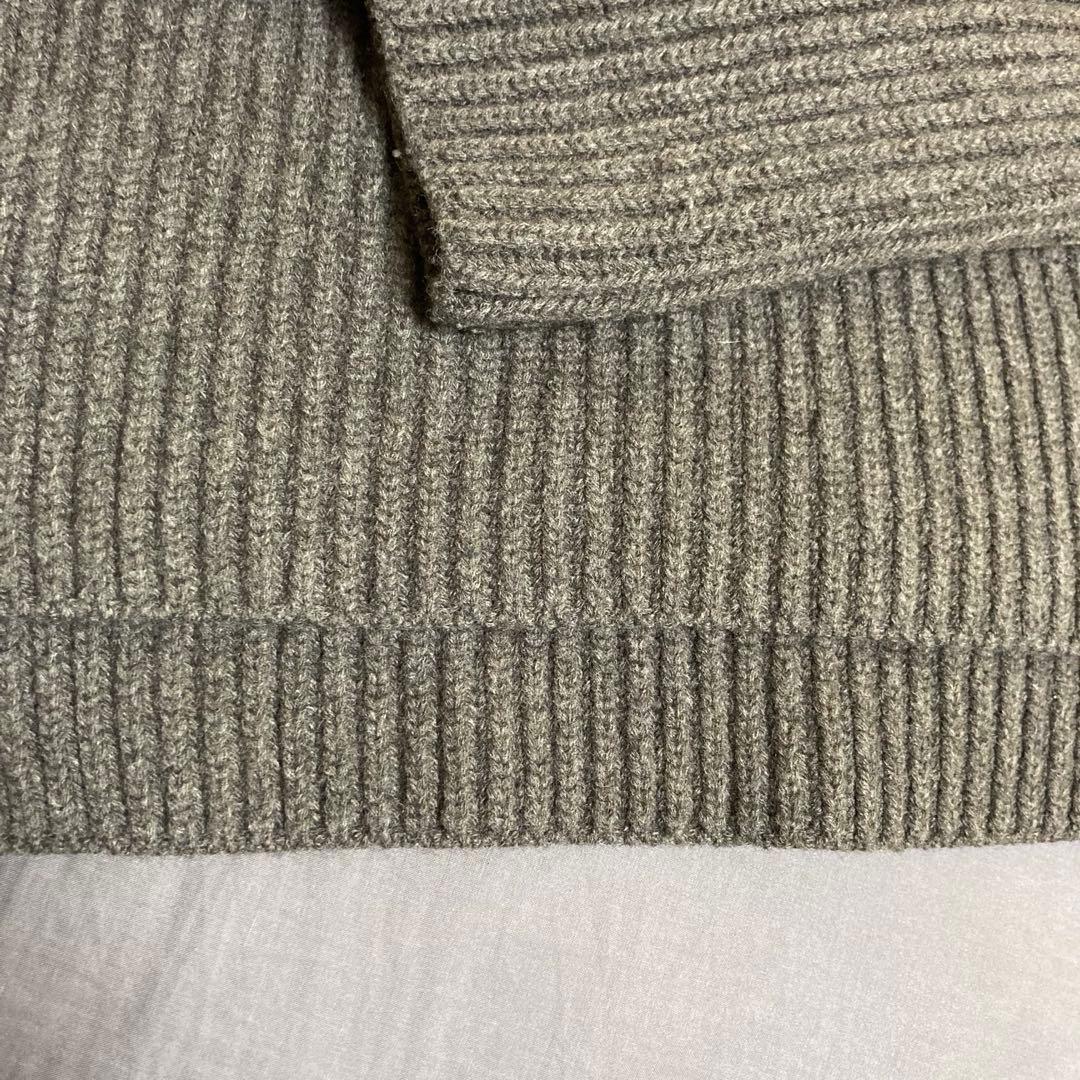 トップス THE SHISHIKUI HIGH NECK KNIT /DARK BROWN