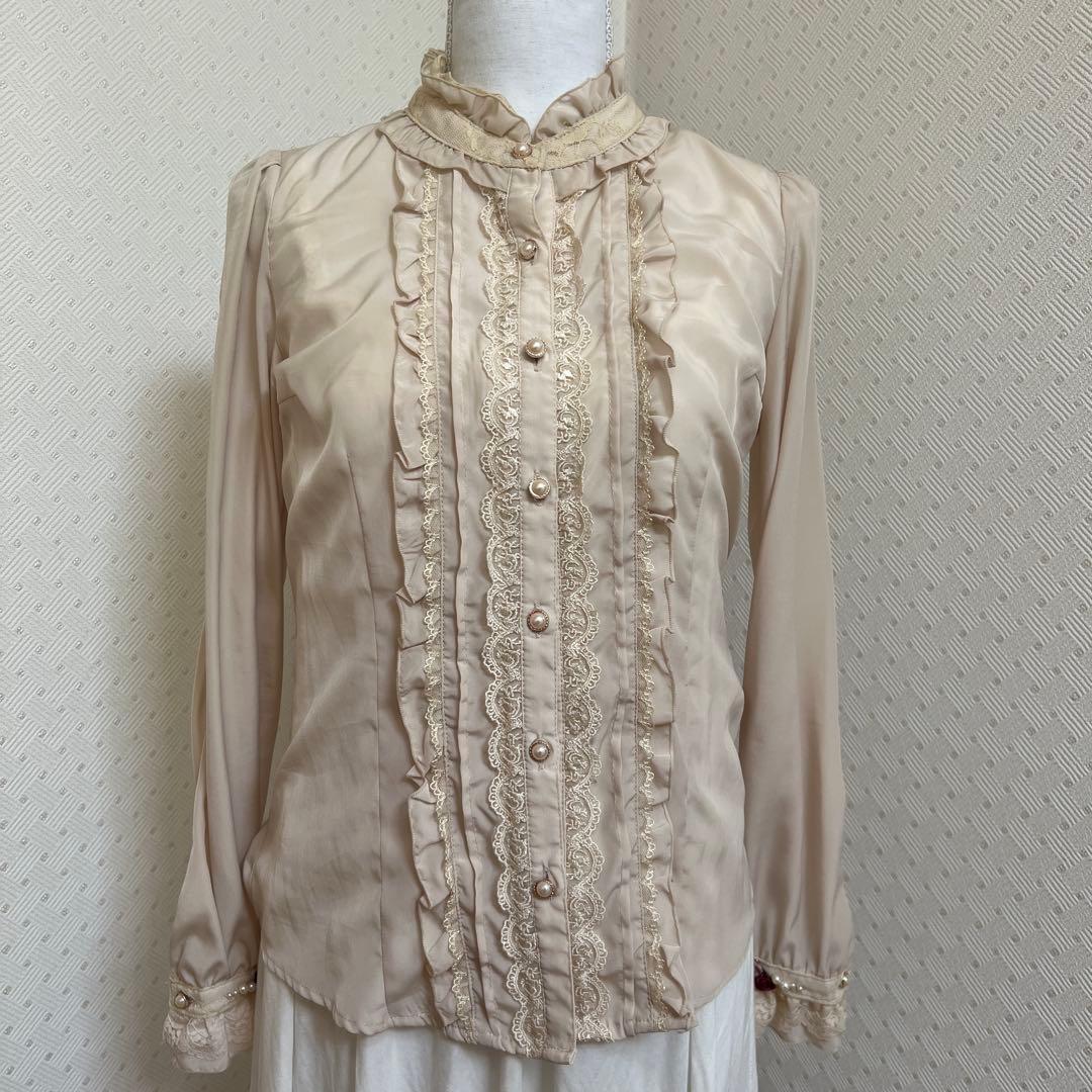 00s y2k 姫カジ　ガーリー　ブラウス　カーディガン　セット売り　まとめ売り