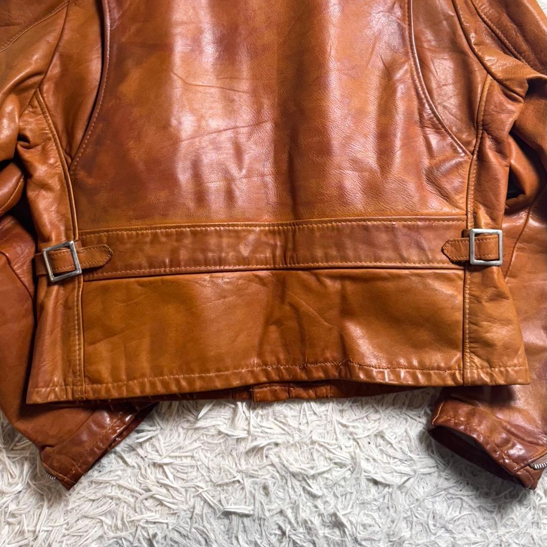 70s後半 Schott ヴィンテージ レザージャケット 42 TALON ボア