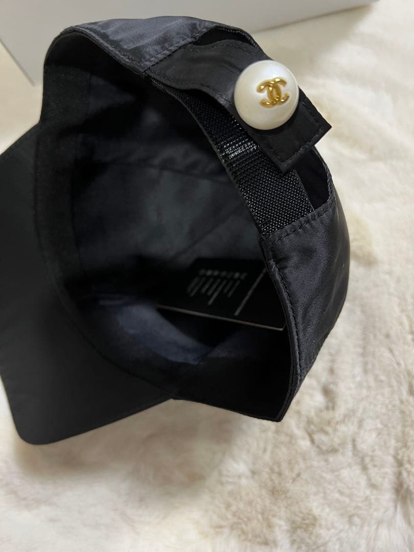 シャネル ノベルティ帽子　キャップ　ブラック※箱はつきません