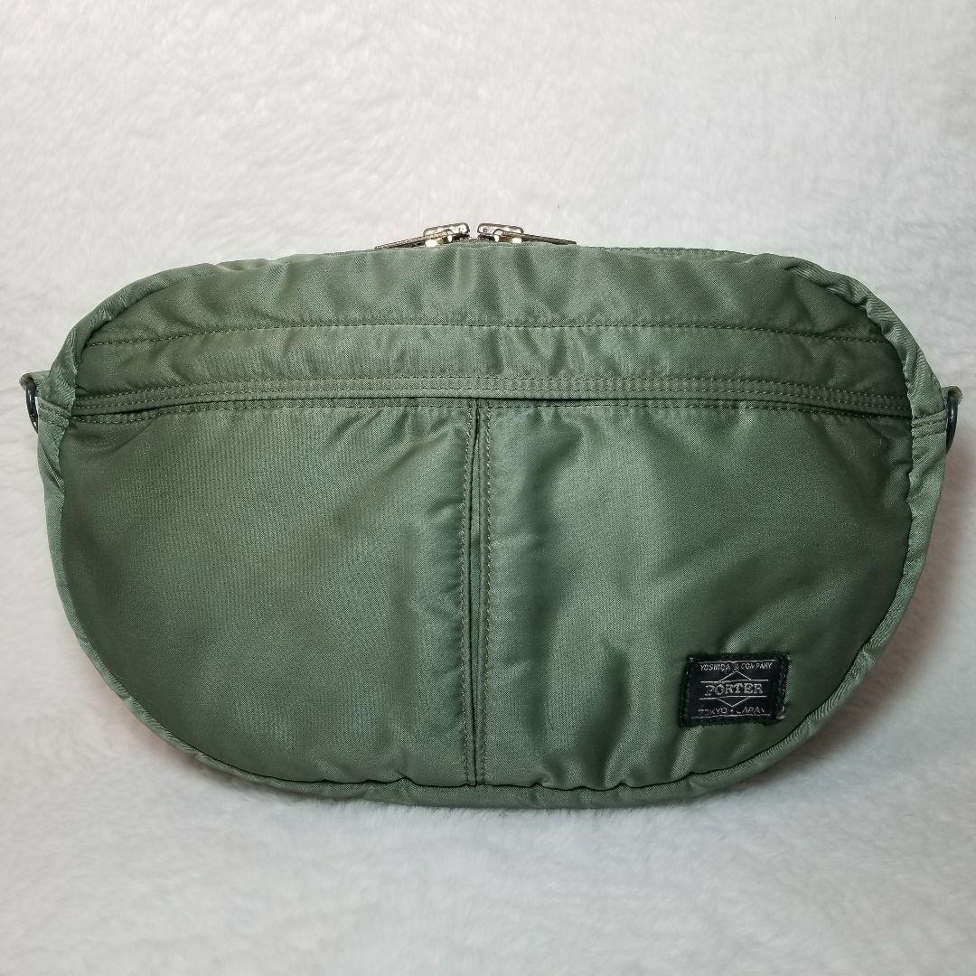 美品　最初期　PORTER タンカー ショルダーバッグ ハーフムーン カーキ