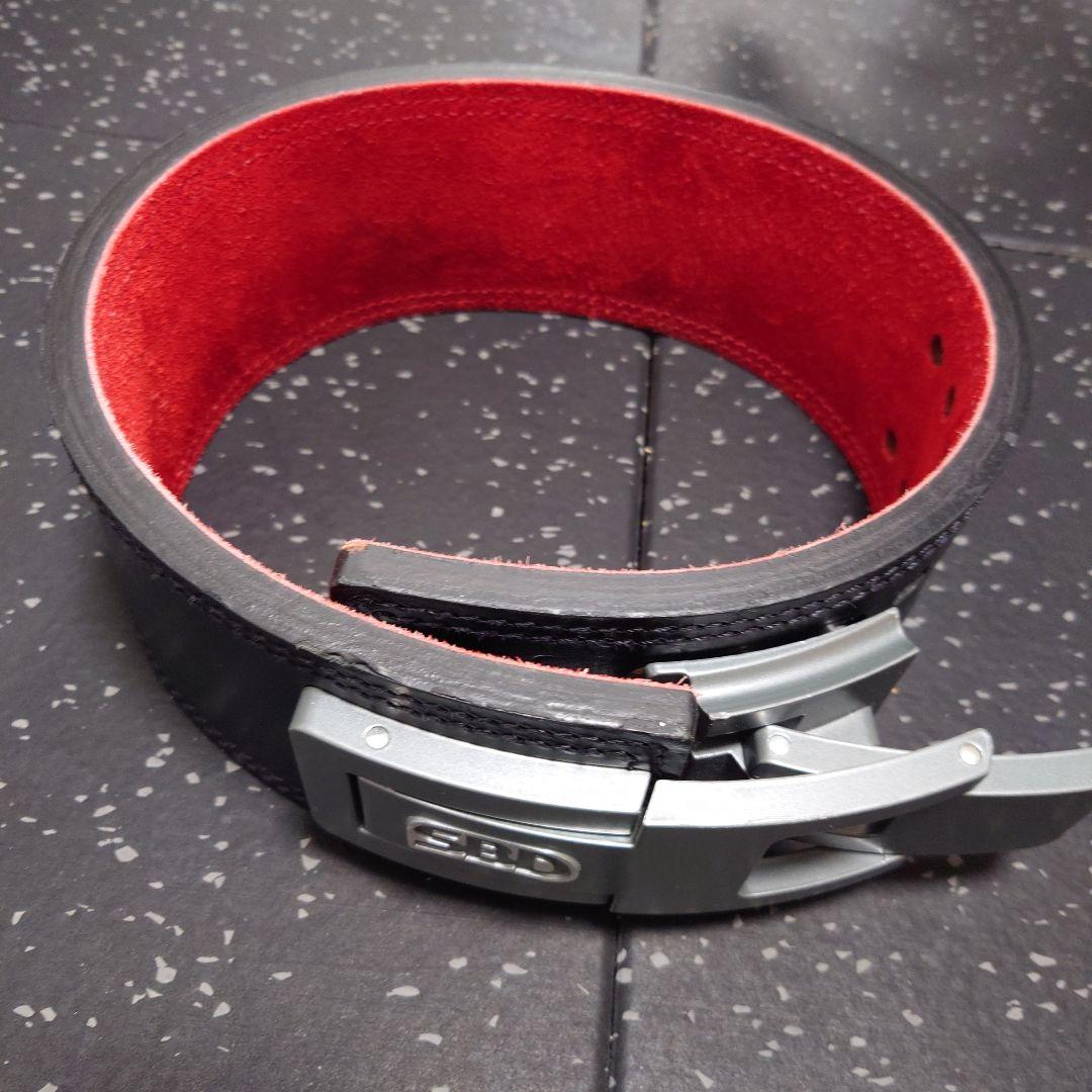 SBD トレーニング・パワーベルト 黒/赤 Sサイズ