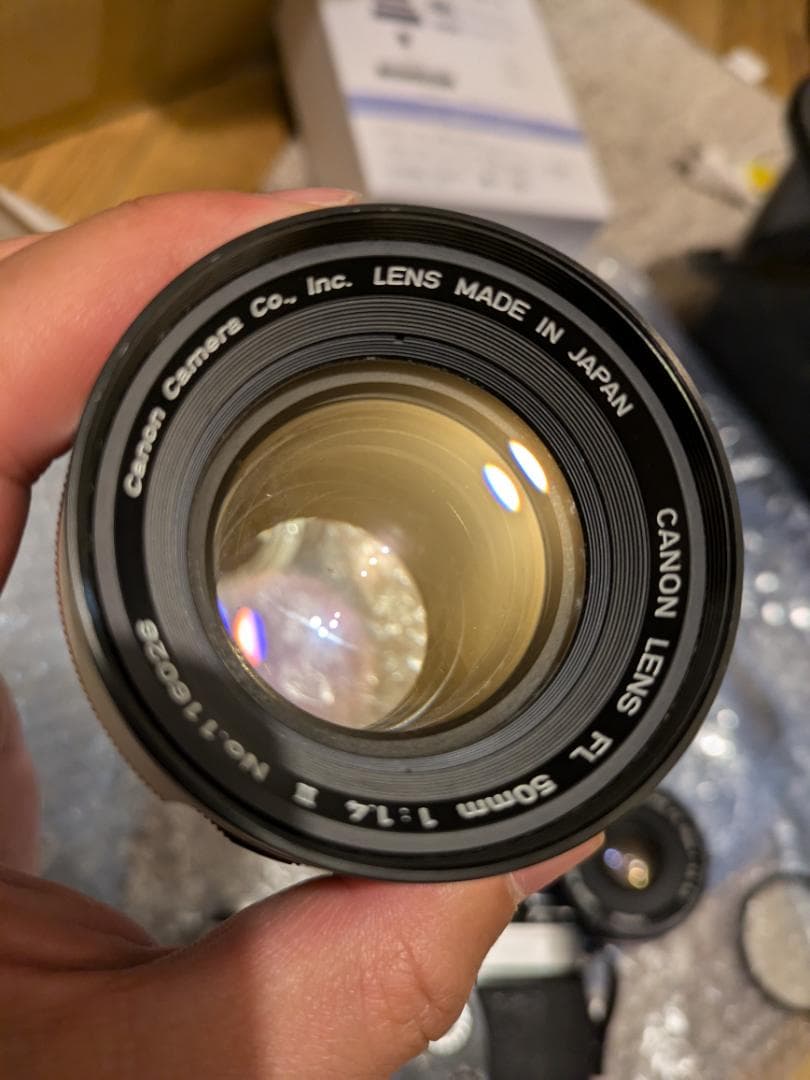 【動作品】Canon AE-1 フィルムカメラ レンズ2本セット