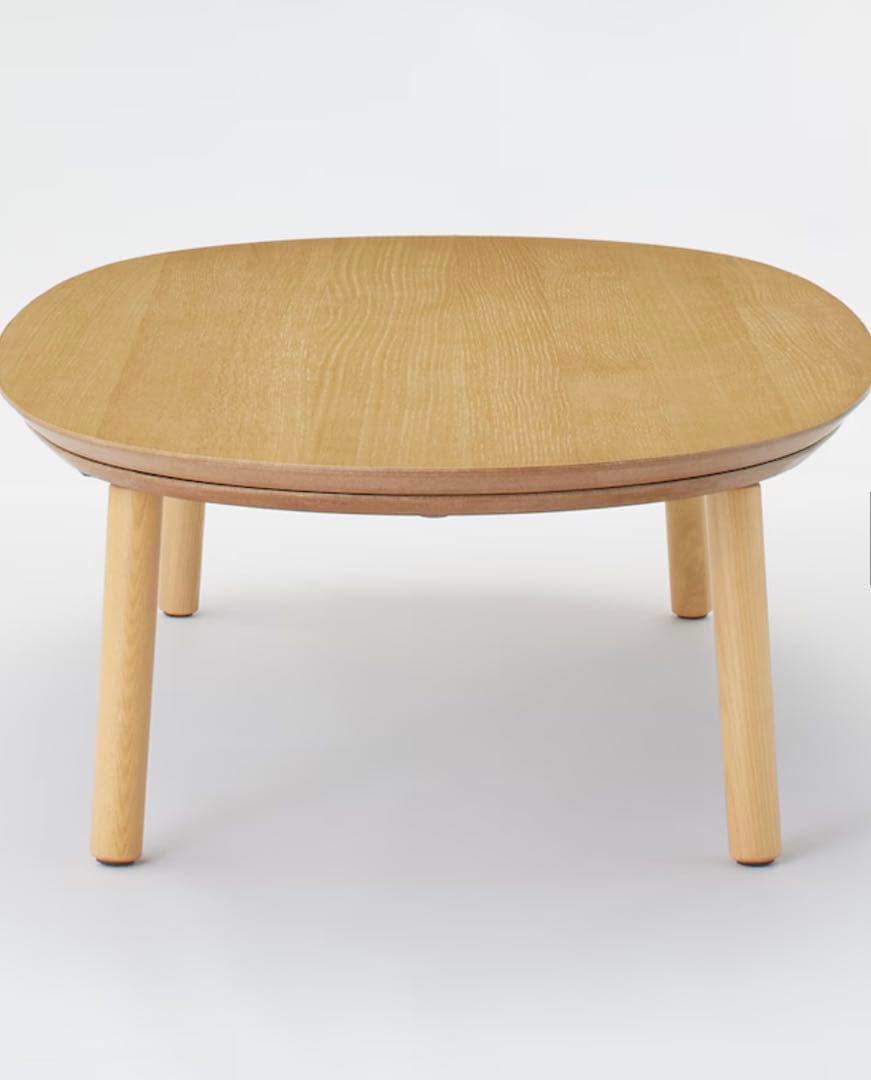 MUJI 無印良品 楕円こたつ (大)ナチュラル MJ-KD1-N ローテーブル