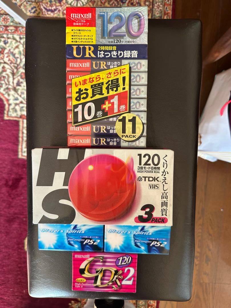 maxell UR 120 & TDK WIS 120 セット