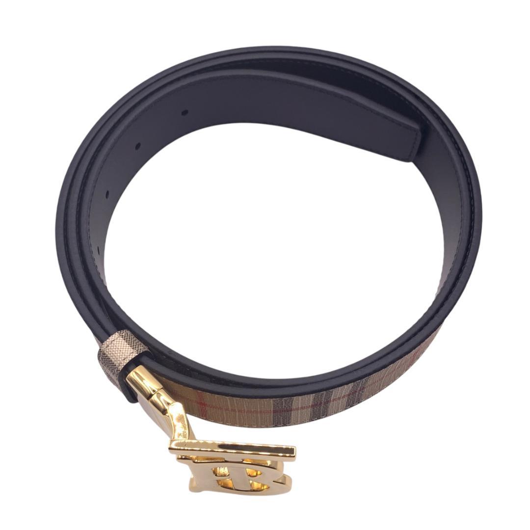 美品★Burberry　バーバリー　ベルト　リバーシブル101-111cm