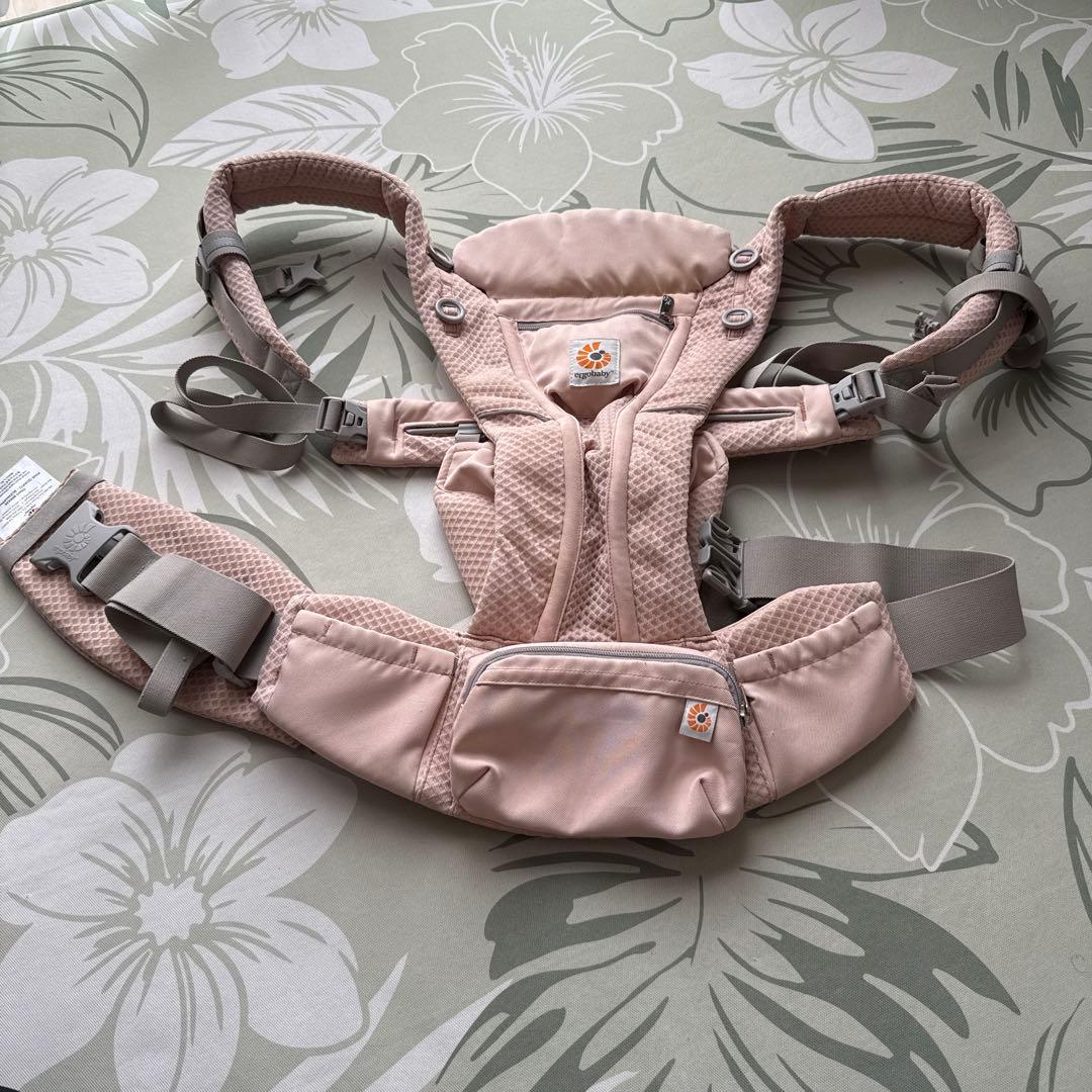 ergobabyエルゴ オムニブリーズ 抱っこ紐 ピンククォーツ メッシュ